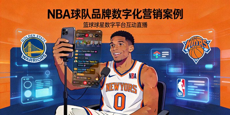 NBA球队品牌数字化营销案例 - 篮球球星通过数字平台与粉丝进行互动直播